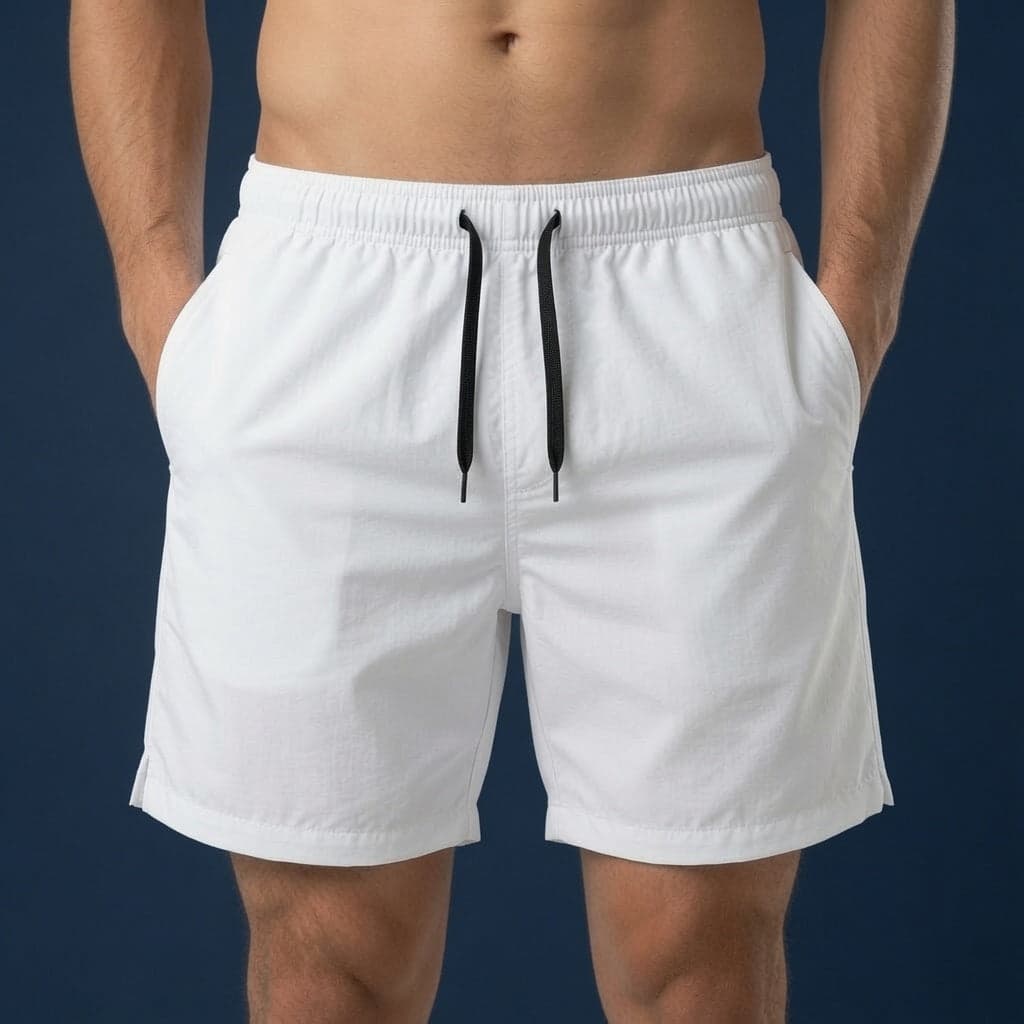 Short Masculino Tactel Com Bolsos Bermuda Mauricinho Praia Treino Casual (